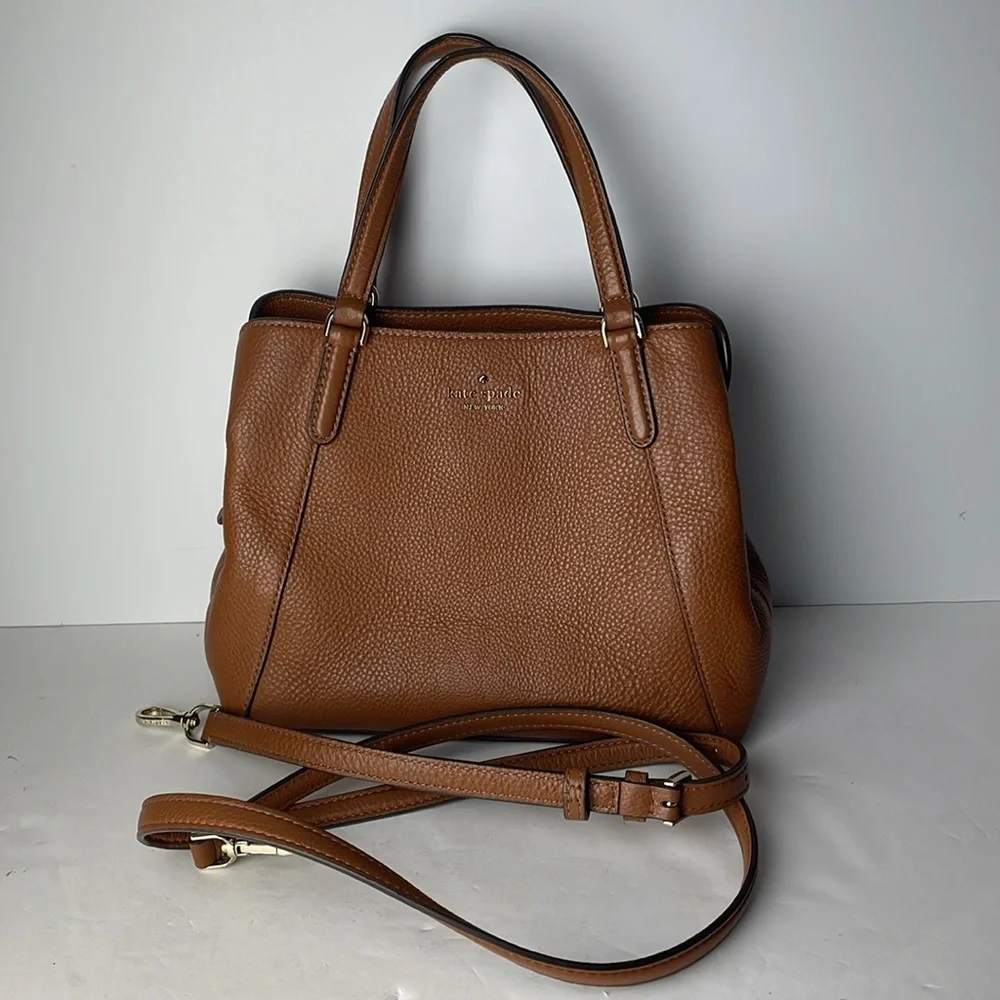Kate Spade Jackson Brown Leather Satchel